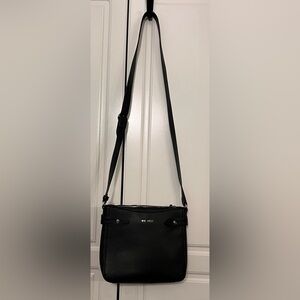 Nine West Faux Leather Crossbody, Black, NWOT
